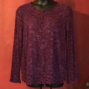 JOHN PAUL RICHARD WOMAN LACE TOP SIZE 1X